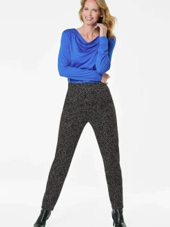 Goldner Damen Hosen in marine