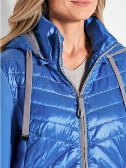 Goldner Damen Jacken in blau