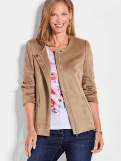 Goldner Damen Jacken in braun