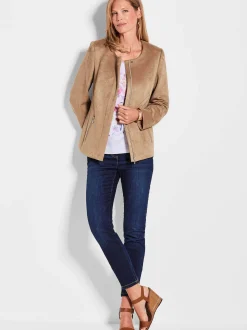 Goldner Damen Jacken in braun