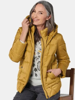 Goldner Damen Jacken in mais