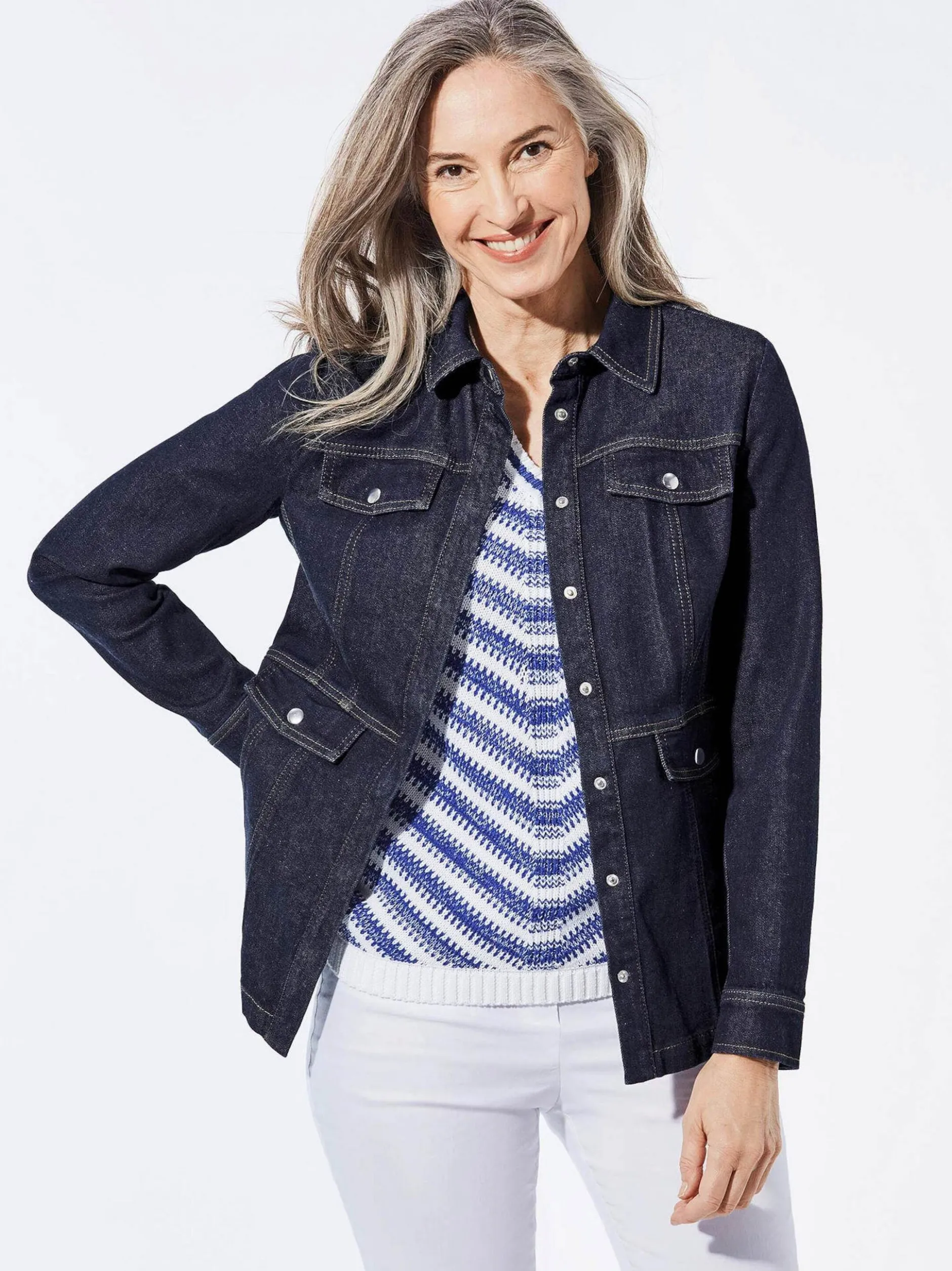 Goldner Damen Jacken in marine