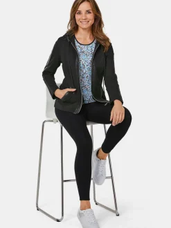 Goldner Damen Jacken in schwarz