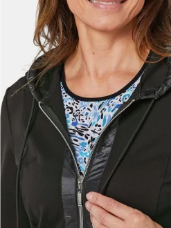 Goldner Damen Jacken in schwarz
