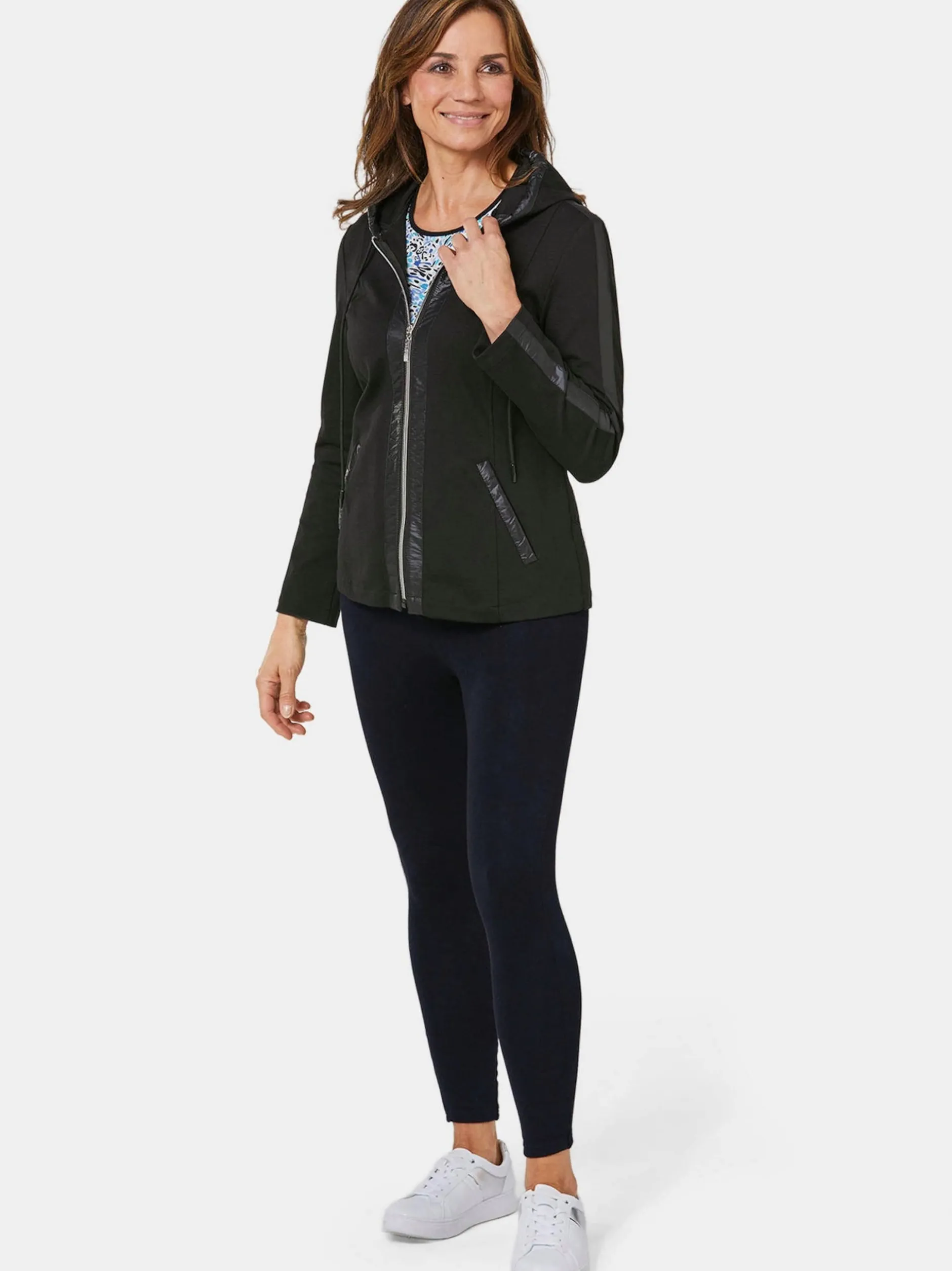 Goldner Damen Jacken in schwarz