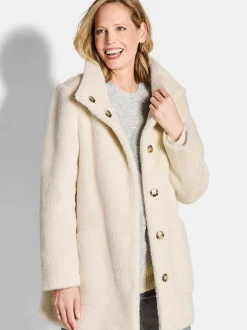 Goldner Damen Jacken - Kurzgröße in beige