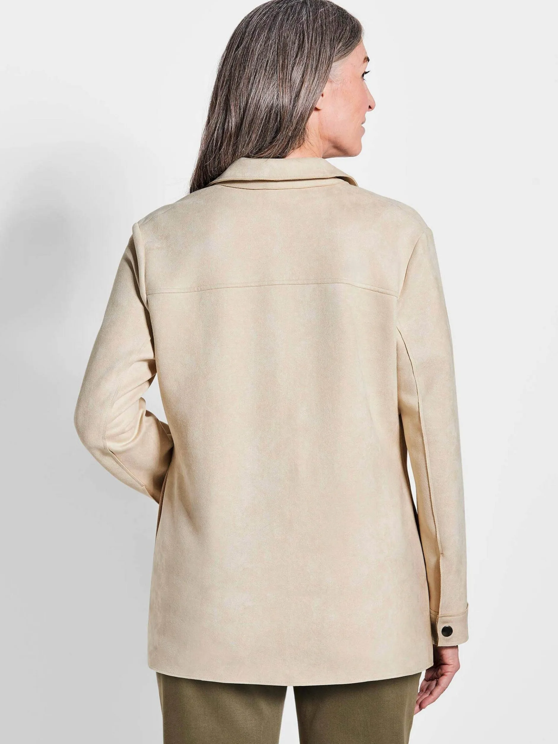 Goldner Damen Jacken - Kurzgröße in beige