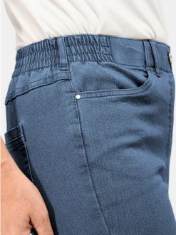Goldner Damen Jeans in hellblau