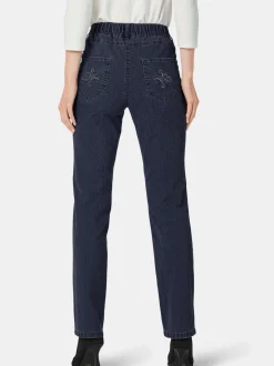Goldner Damen Jeans in rinsed