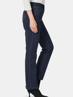 Goldner Damen Jeans in rinsed