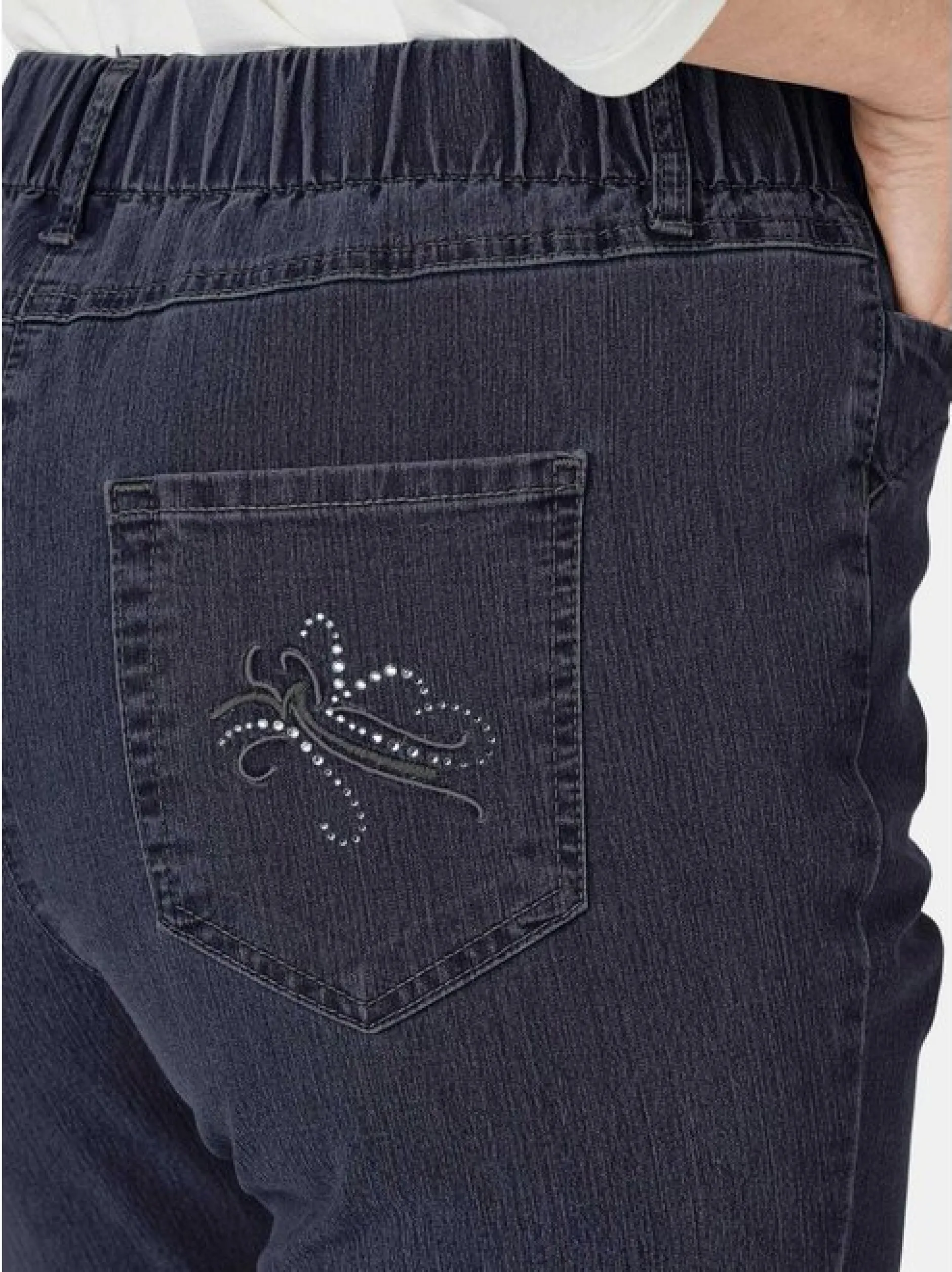 Goldner Damen Jeans in rinsed