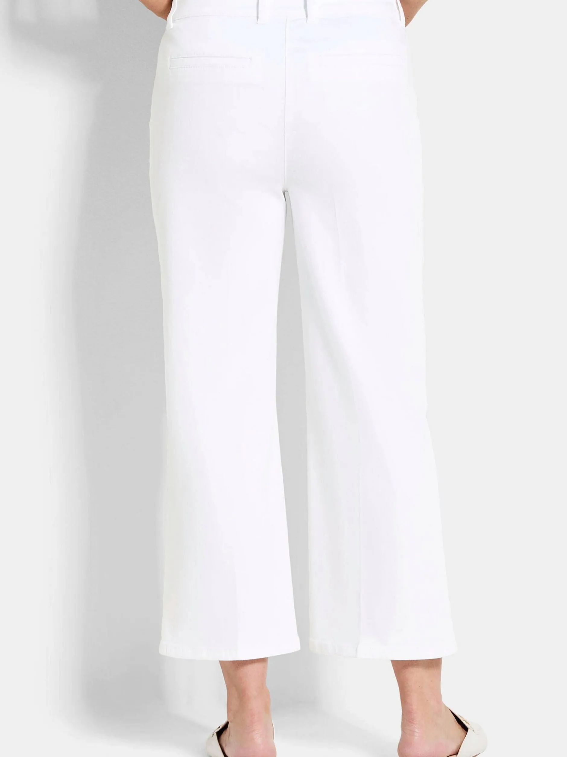 Goldner Damen Jeans in weiß