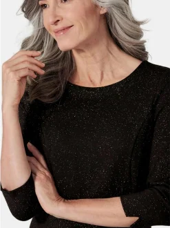 Goldner Damen Kleid - Kurzgröße in schwarz