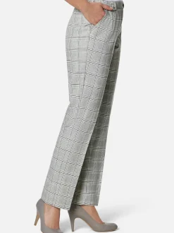 Goldner Damen Lange Hosen in grau