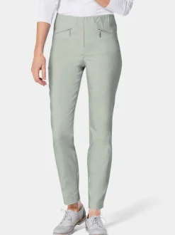 Goldner Damen Lange Hosen in mint