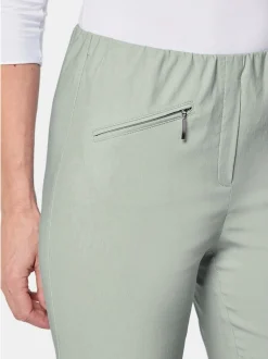 Goldner Damen Lange Hosen in mint