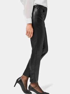 Goldner Damen Lange Hosen in schwarz