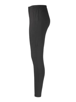 Goldner Damen Leggings in schwarz