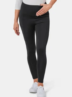 Goldner Damen Leggings in schwarz
