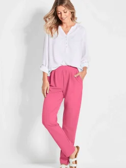 Goldner Damen Professlan-Hosen in pink