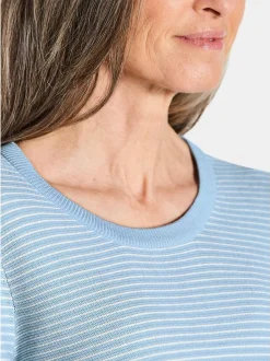 Goldner Damen Pullover in blau - Ausschnitt: Rundhals