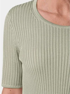 Goldner Damen Pullover in grün - Ausschnitt: Rundhals