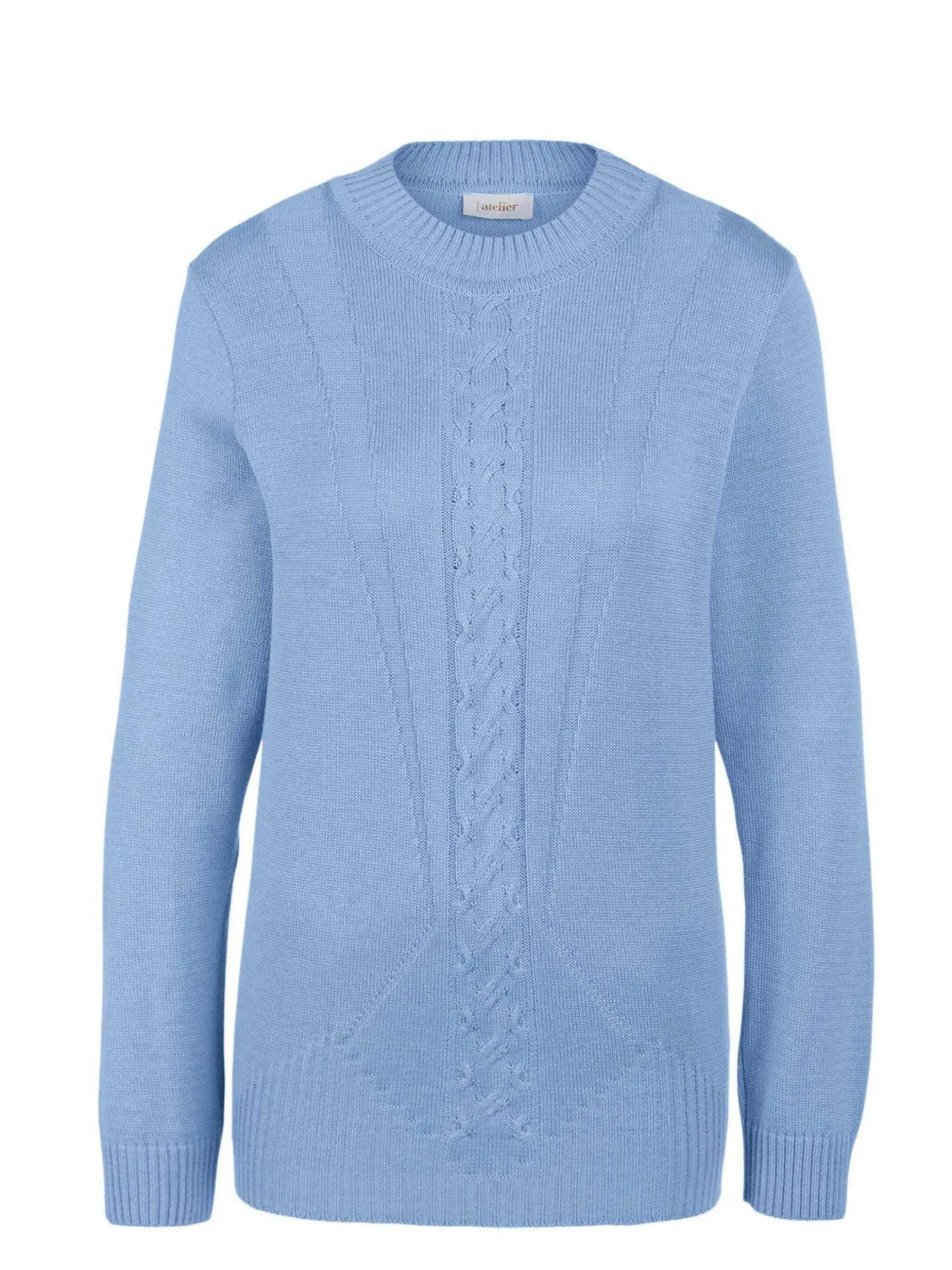 Goldner Damen Pullover in hellblau - Ärmel: langarm
