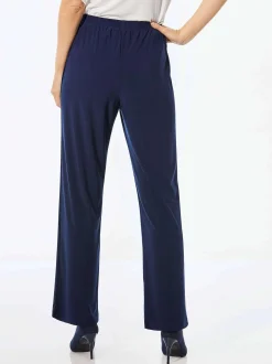 Goldner Damen Schlupfhosen in blau