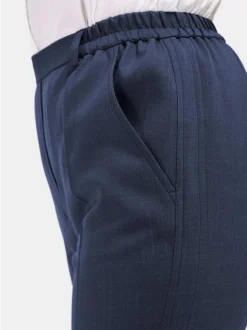 Goldner Damen Schlupfhosen in blau