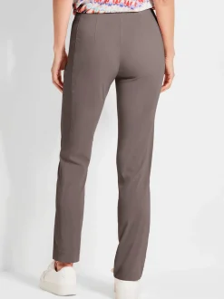 Goldner Damen Schlupfhosen in taupe