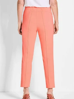 Goldner Damen Schlupfhosen in orange