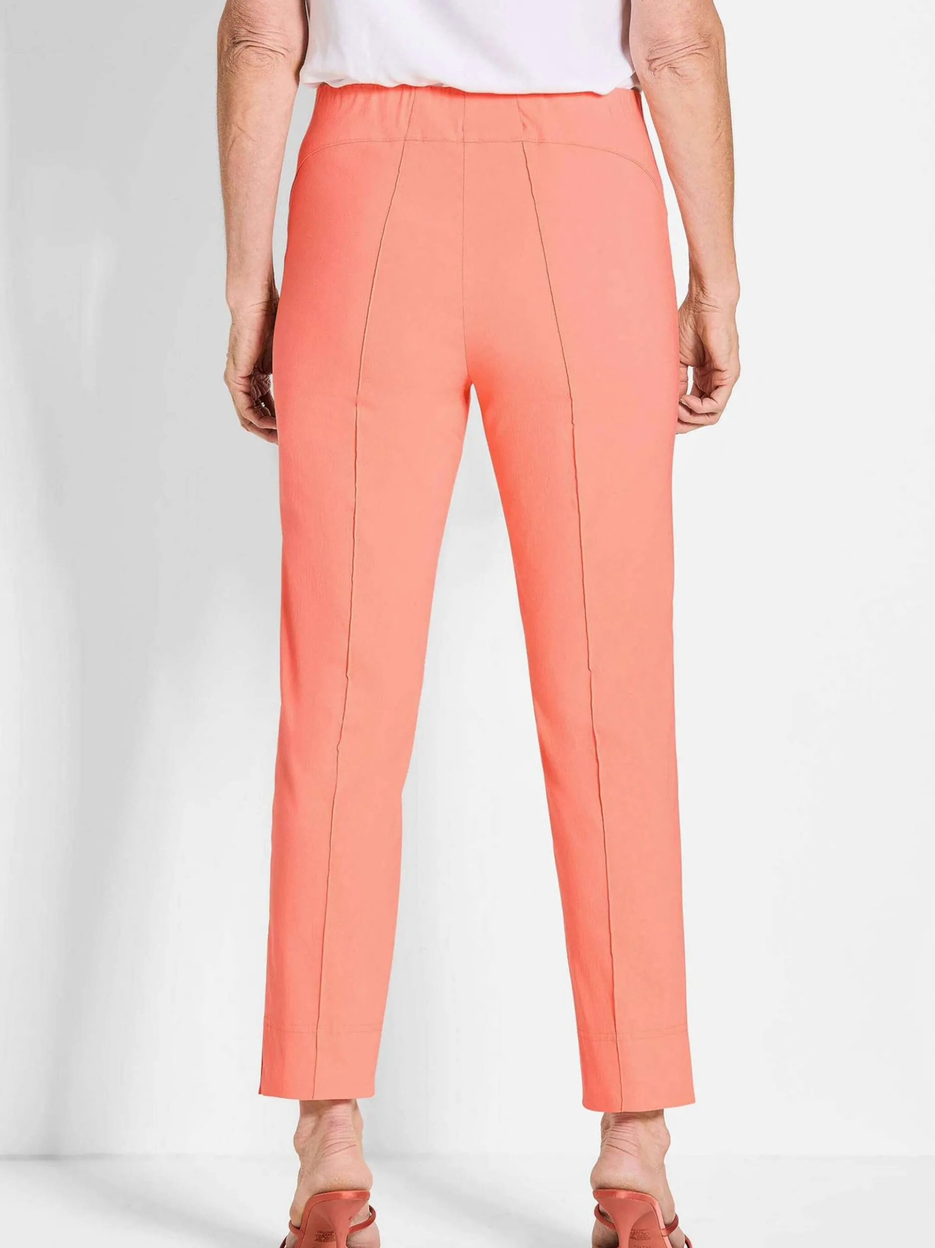 Goldner Damen Schlupfhosen in orange