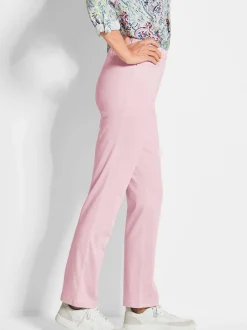 Goldner Damen Schlupfhosen - Kurzgröße in rosa