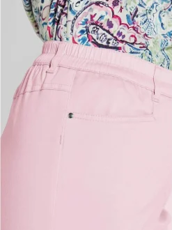 Goldner Damen Schlupfhosen - Kurzgröße in rosa
