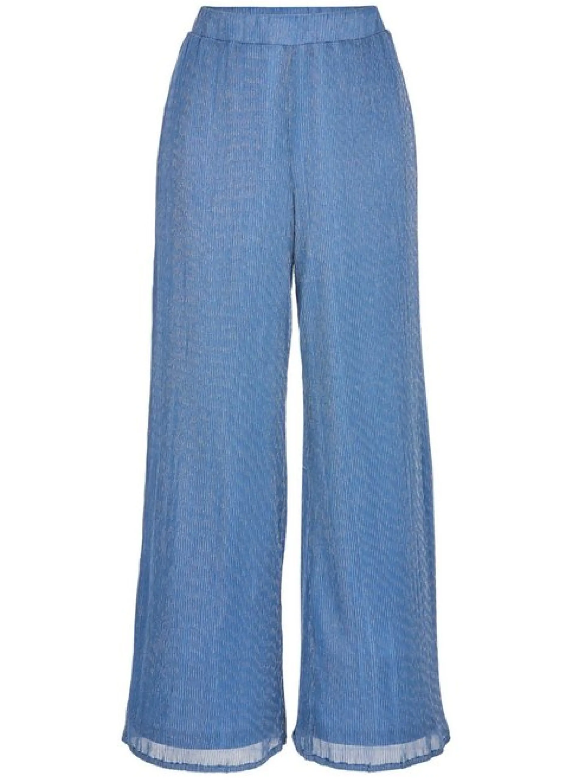 Goldner Damen Schlupfhosen - Kurzgröße in blau