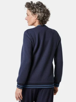 Goldner Damen Shirtjacken in marine