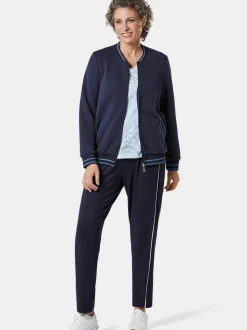 Goldner Damen Shirtjacken in marine