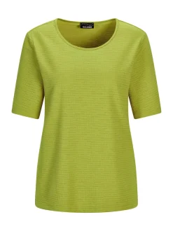 Goldner Damen Shirts in grün - Ausschnitt: Rundhals