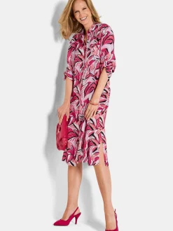 Goldner Damen Sommerkleider in pink