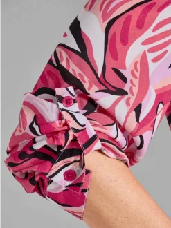 Goldner Damen Sommerkleider in pink