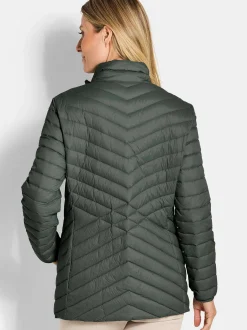 Goldner Damen Steppjacken in khaki