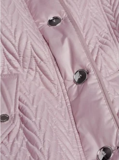 Goldner Damen Steppjacken in rosa