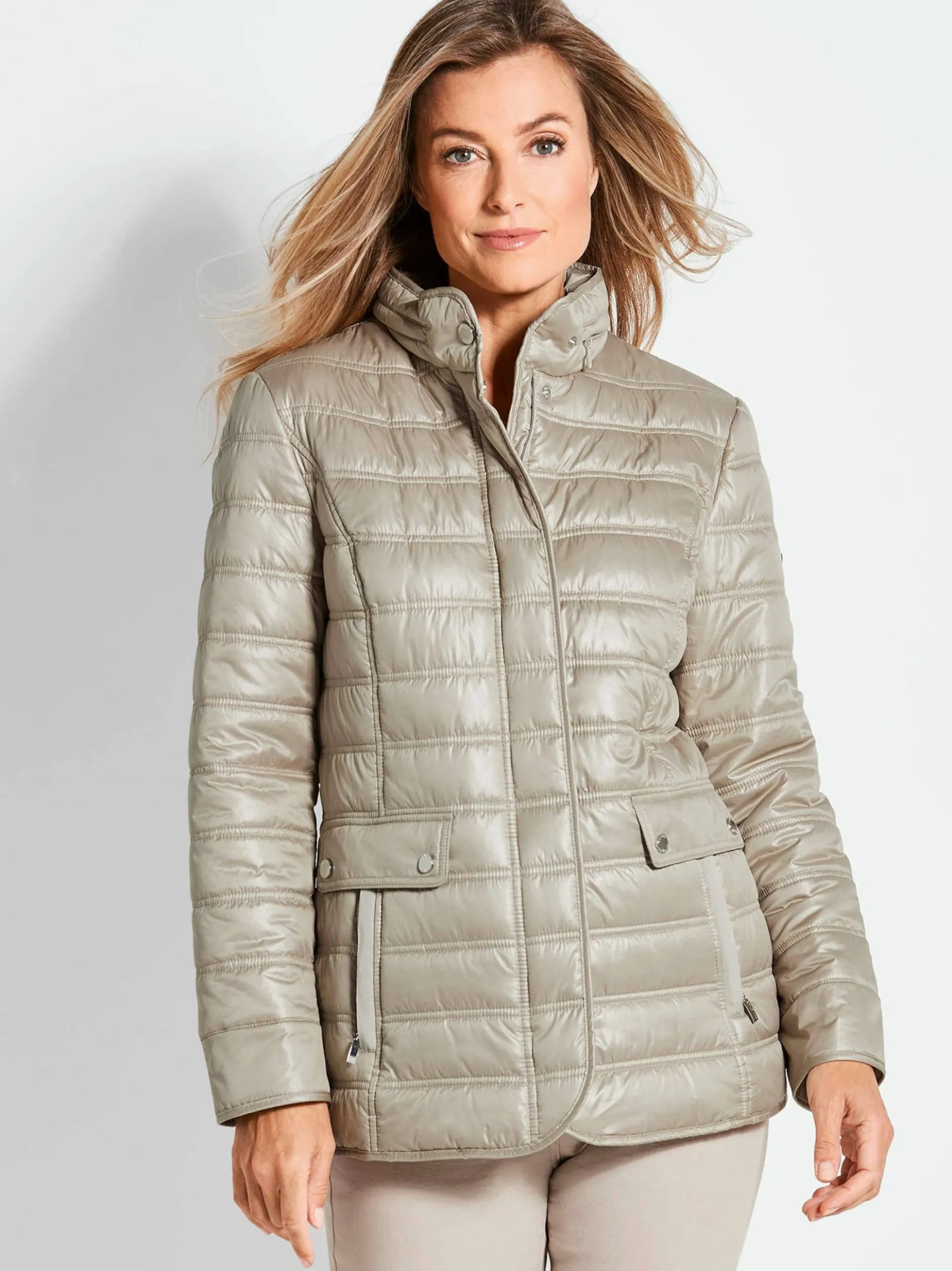 Goldner Damen Steppjacken in beige