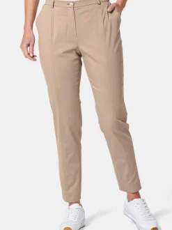 Goldner Damen Stoffhose in beige