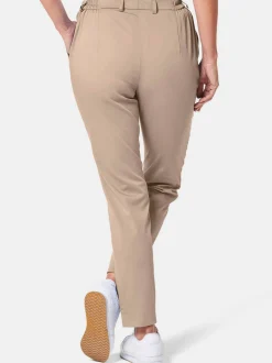 Goldner Damen Stoffhose in beige