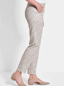 Goldner Damen Stoffhosen in beige