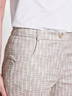 Goldner Damen Stoffhosen in beige