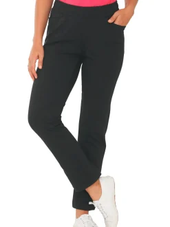 Goldner Damen Stoffhosen in marine
