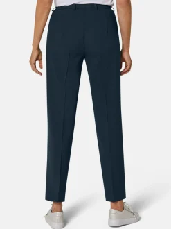 Goldner Damen Stoffhosen in marine