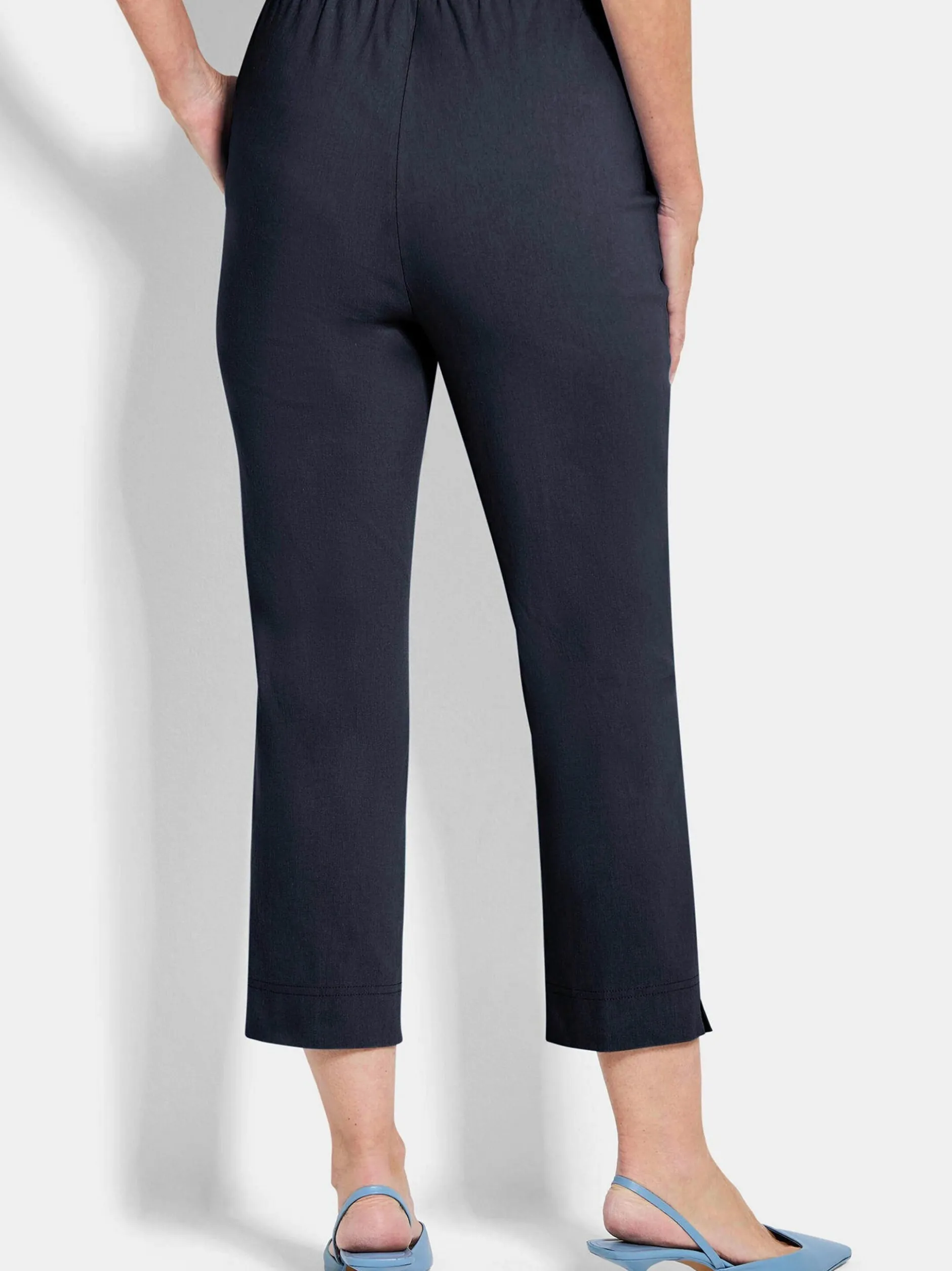 Goldner Damen Stretchhosen in marine